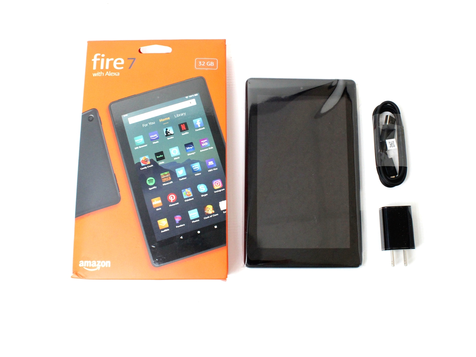 Amazon Fire 7 9th Gen 32gb 7 Tablet Black Fire W Alexa Ad Supported Ebay