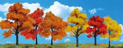 Woodland Scenics TR3541 N/HO Fall Harvest Blaze Trees 3'' - 5'' Train Scenery