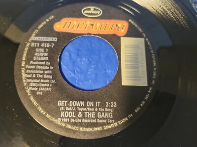 Kool & The Gang - GET DOWN ON IT / JONES VS. JONES -  7'' VINYL SINGLE
