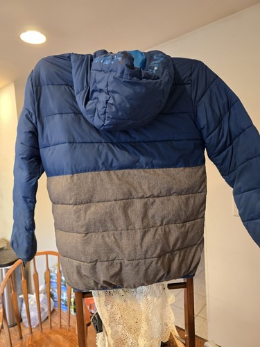 Youth Large Gray And Blue Warm Under Armour Winter Coat Jacket Great Condition - Picture 4 of 12