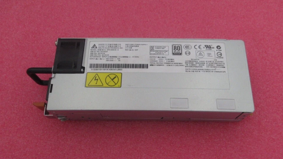 IBM 900W X3650 M4 X3850 X6 AC Hot-Swap Power Supply PSU 94Y8119 94Y8120 - Image 3 of 4