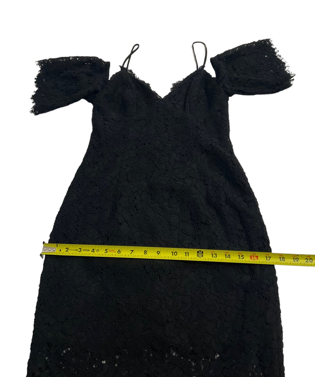 Bardot Womens Size 6 Karlie Lace Off-The-Shoulder Sheath Dress Black #9 | eBay Bardot Womens Size 6 Karlie Lace Off-The-Shoulder Sheath Dress Black #9 | eBay