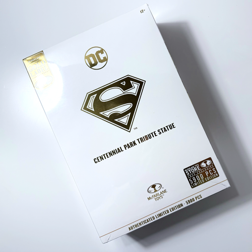 SDCC 2024 DC Gold Superman Centennial Park Tribute Statue McFarlane Toys
