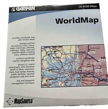 2004 Garmin CD-Rom World Maps 010-10215-01 v3.02 (Box  Still Sealed)