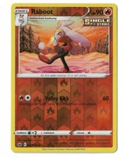 Pokemon - Raboot 027/198 - Reverse Holo - Chilling Reign - NM/M