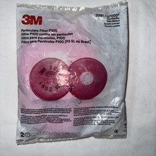 2091 Genuine 3M Respirator Filter (Pair) Made in USA. Exp 01/27