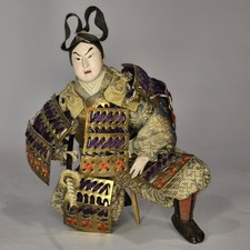 Antique Japanese Samurai Gogatsu Ningyo Doll Boys' Day