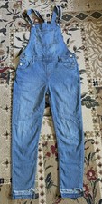 Vintage Y2K Tommy Hilfiger Denim Blue Jean Overalls 5 Pocket Youth Sz. 14/W XXS