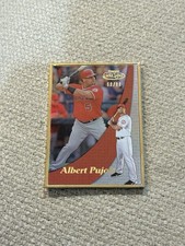 Albert Pujols 2014 Gold Label Metal Framed Frame #68/99