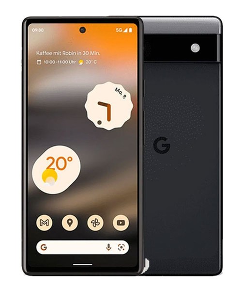 Google Pixel 6A 128 Gb Charcoal - Schwarz 5G Lte Dual-Sim Android Handy Brandneu-image