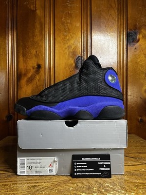 Air Jordan 13 Retro Hyper Royal Black Blue Sneakers 414571-040 Mens Size 10.5