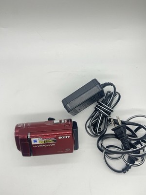 Sony Handycam DCR-SR47 Video Digital Camcorder Red  -