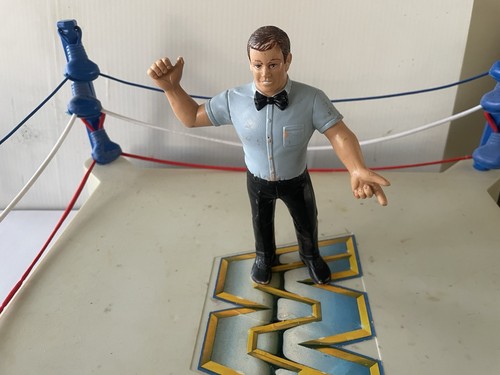 WWF LJN Blue Shirt Referee Vintage...