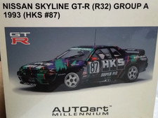 AUTOart 1/18 Nissan Skyline GT-R R32 HKS No.87 Group A 1993
