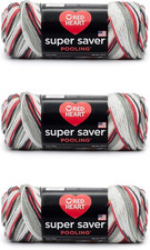 Red Heart Super Saver Haute Yarn - 3 Pack of 141G/5Oz - Acrylic - 4 Medium Wors