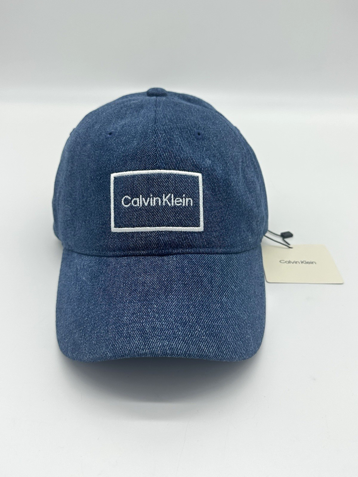 Calvin Klein Dad Hat Cap Navy Denim Adjustable Strap Back Me