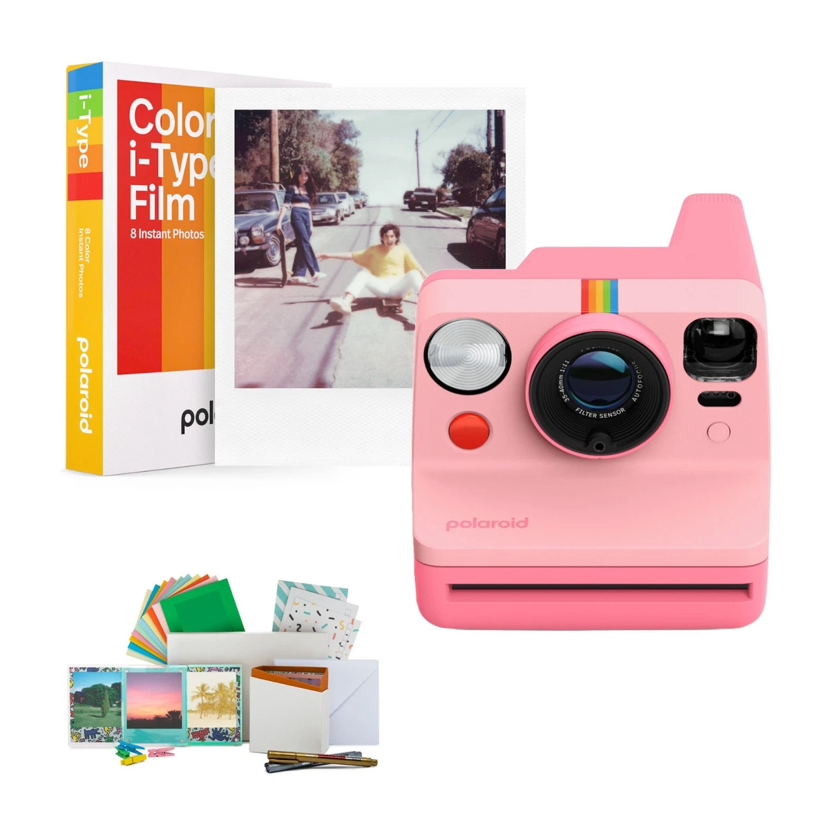 TOMY Newポラロイドカメラ ピンク 新製品】Polaroid（ポラロイド）「Polaroid Now Generation 3」に新色