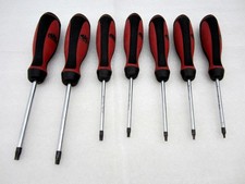 Mac Tools 7pc Torx Screwdriver Set Sdrst7fr Red Handles