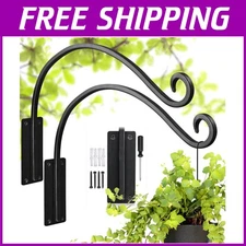 16" Heavy Duty Plant Hanger Bracket 2-Pack