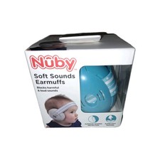 Nuby Soft Sounds Ear Muffs Block Harmful  Loud Sounds Hearing Protection NEW