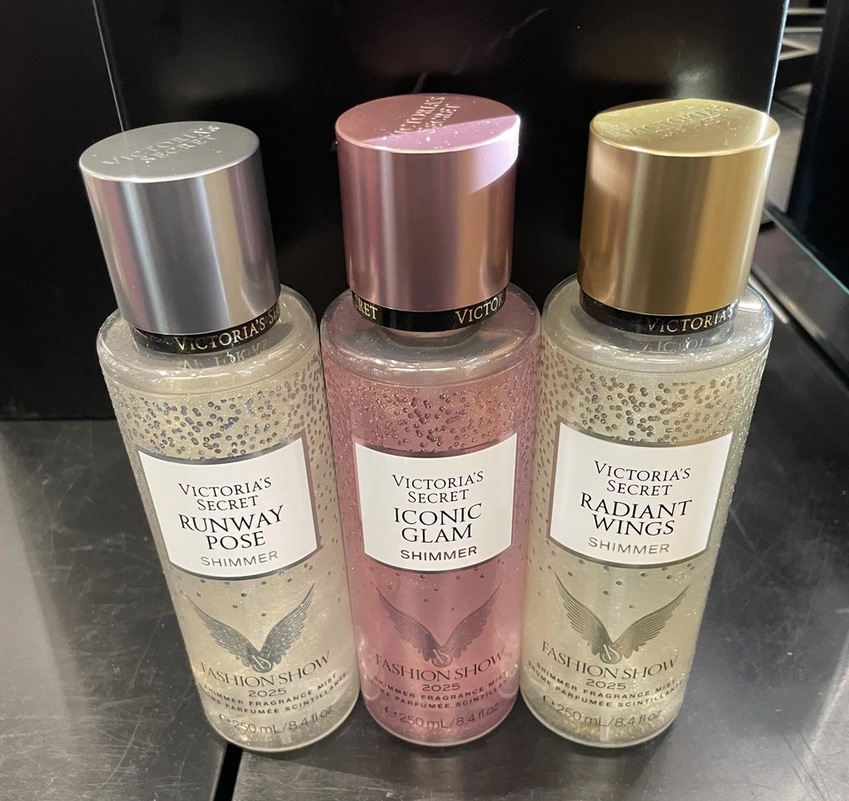 Victoria's Secret Shimmer Fragrance Mist (JUEGO DE 3) Fashion Show 2025 Foto 3 de 3