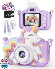 Kikapabi Kids Camera, Unicorn Toys for Girls Boys Age 3-8, Christmas Birthday