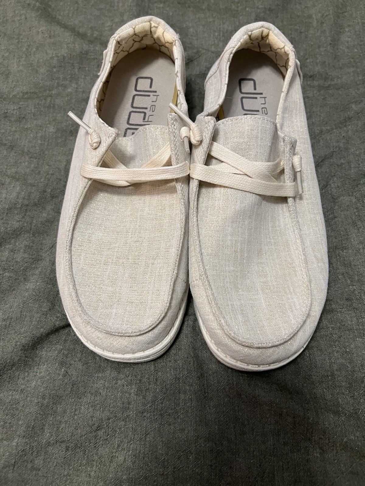 Hey Dude Wendy Sox Women's Moccasin - Beige, Size 9