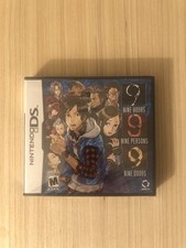 1st Print 999: Nine Hours, Nine Persons, Nine Doors (Nintendo DS, 2010) NEW