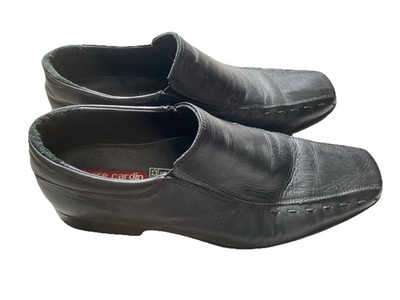 Pierre Cardin Paris Black Leather Men s Dress Shoes Men s Size 8 EU 42