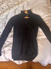 Icebreaker merino 200 black size S Women, 1/4 zip