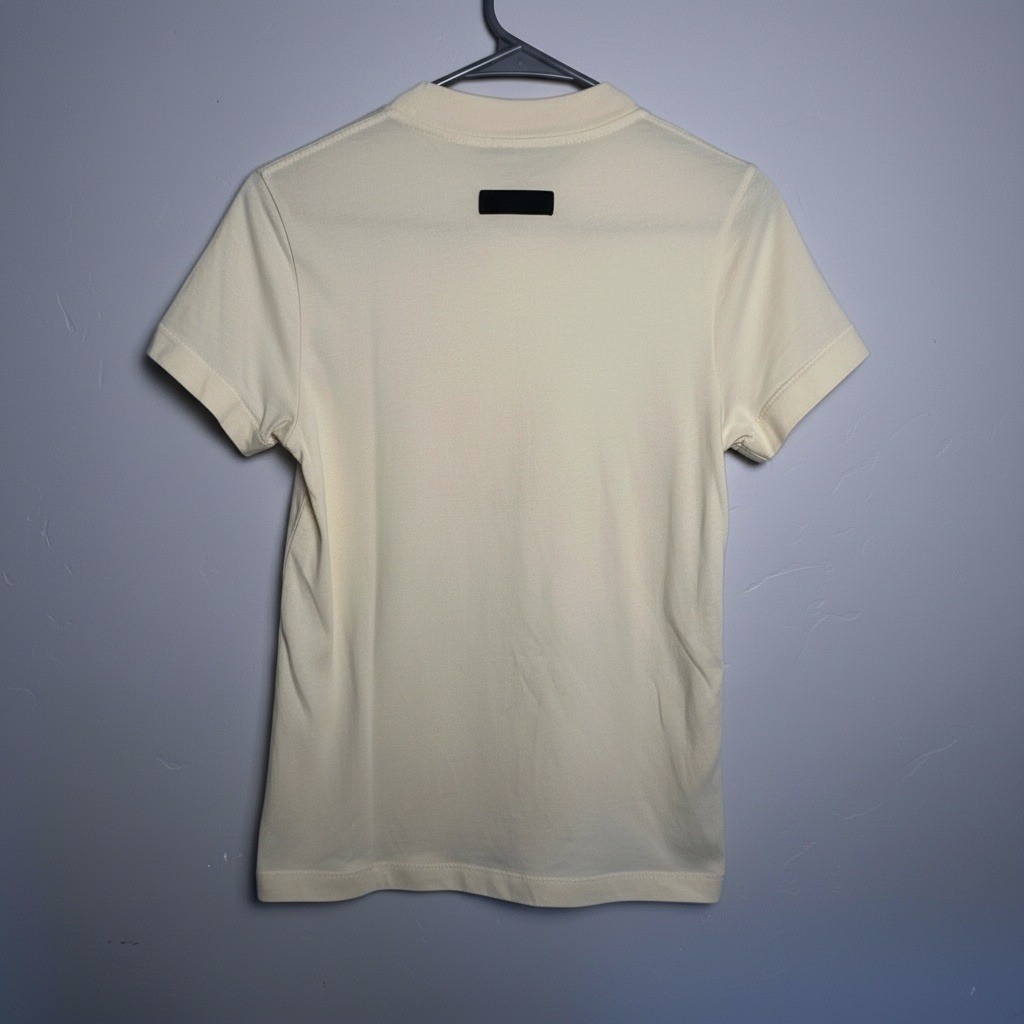 Fear of God Essentials Embossed Logo Pocket T-Shirt Cream Light Yellow thumbnail 2