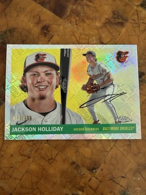 2025 Topps Chrome Platinum Topps Refractor Jackson Holliday #67 Orioles /499