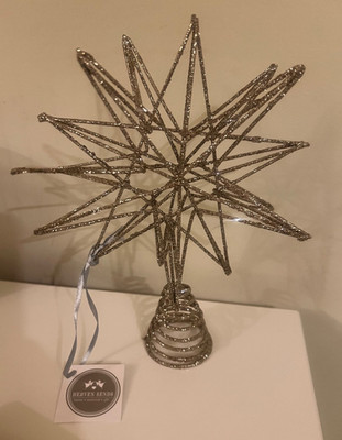 Christbaumspitze gold - NEU mit Etikett
