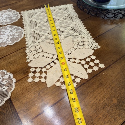 Lot of 7 Vintage Hand Crocheted Doilies~ Coasters Great Condition. Quality Work - Picture 8 of 8