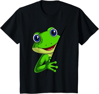 Frog Children's Boys Girls Frogs T-Shirt Youth T-Shirt Gift All Size