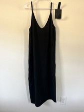 Everlane Black Long Tank Top Dress Size 6 Women's Cotton