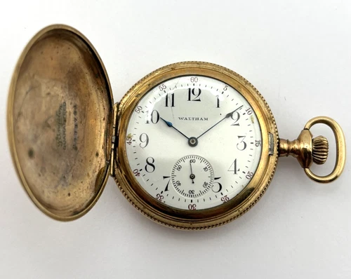 Waltham Seaside Antique Mechanical Pocket Watch  15J  6s   17241421  NON-WORKING