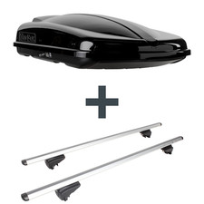 Dachbox Topbox TopBox 480 Duo + Dachträger Menabo Pick-Up für Kia Optima Kombi 