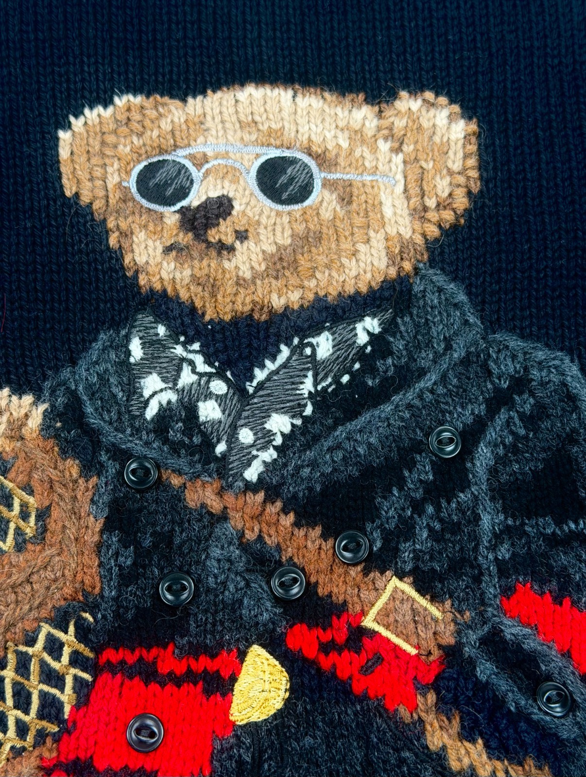 NWT POLO RALPH LAUREN POLO BEAR SNOWSHOE SWEATER image 7