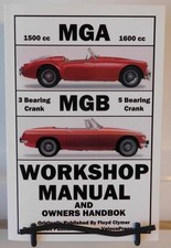 Mga Mgb Workshop Manual And Owners Handbook 1500-1600 1800cc Engines Book