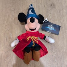 Disney Fantasia 2000 Sorcerer Mickey Mini Bean Bag Plush 11  NEW w TAG Vintage