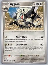 Aggron 122/167 Twilight Masquerade Pokemon