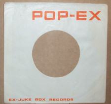 "PoP-EX","Company Sleeve","Original","45rpm","7inch","Record","Vintage,,   ;0