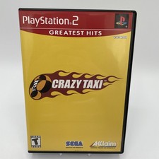 Crazy Taxi PS2 PlayStation 2 Complete CIB + Registration Card Greatest Hits