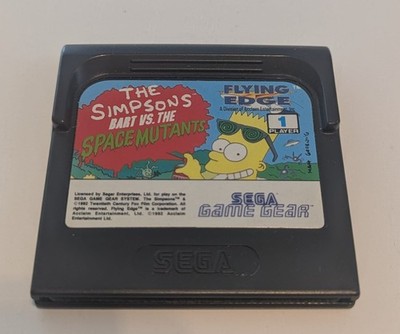 Sega Game Gear -The Simpsons / Bart vs. the space mutants - nur Modul - getestet