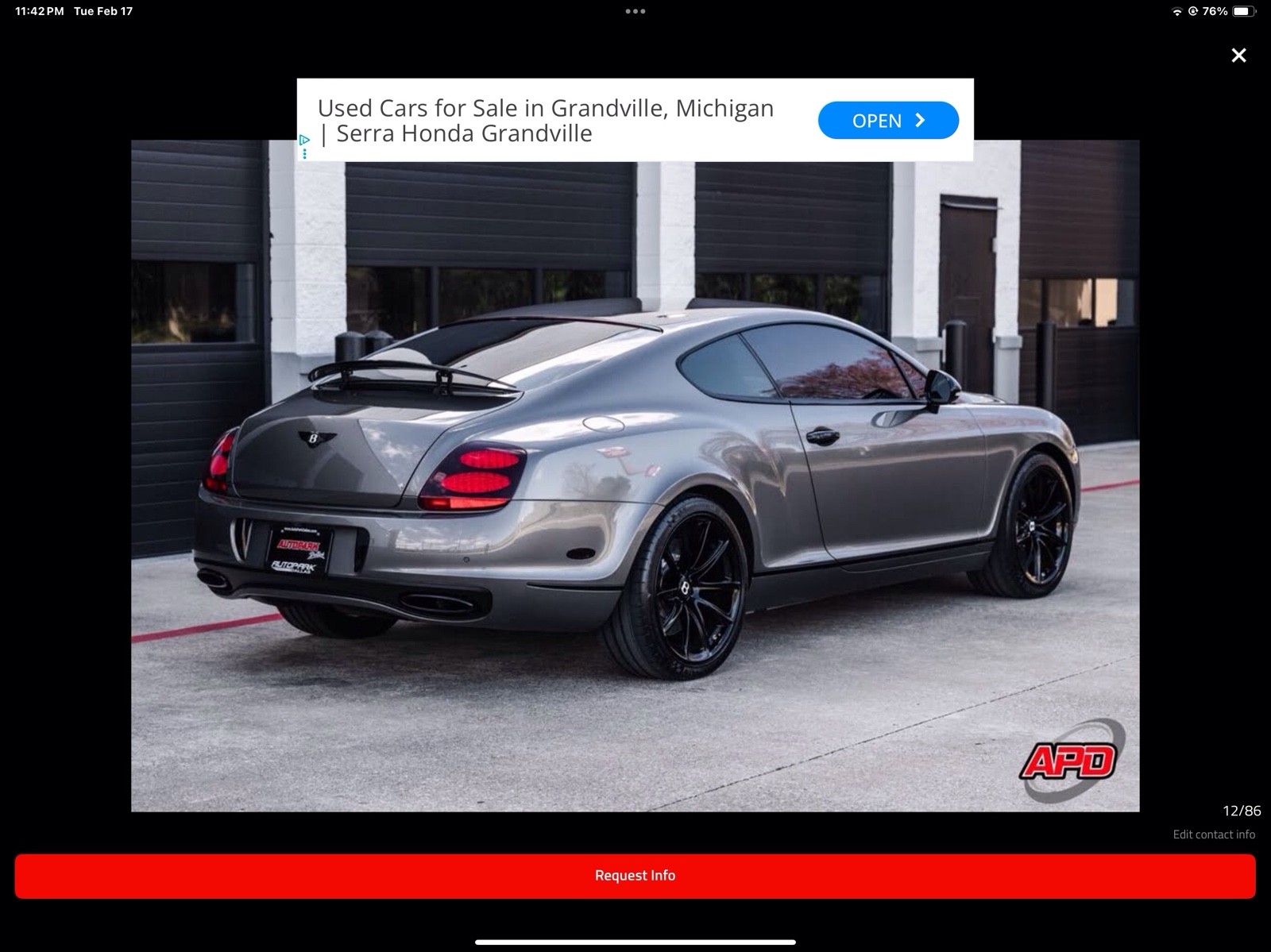 2010 Bentley Continental GT SUPER SPORT