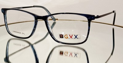 Originale G.V. EXECUTIVE GVX569 Eyeglasses NAVY New Plastic 54-17-140