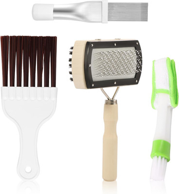 4Pcs Air Conditioner Fin Cleaning Brush Double Sided AC Coil Cleaner Efficient C