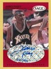 1999 SAGE Basketball JAMES POSEY Certified Autograph 930/999 Xavier