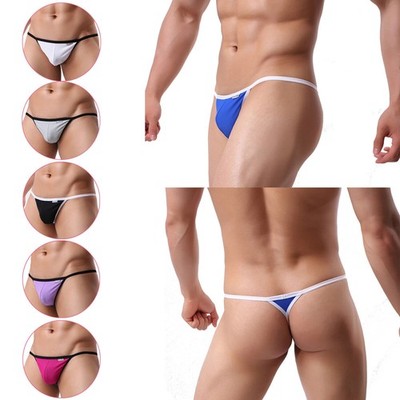 Herren Tanga T-Back G-String Sexy Unterwäsche Bikini Slips Unterhosen Höschen